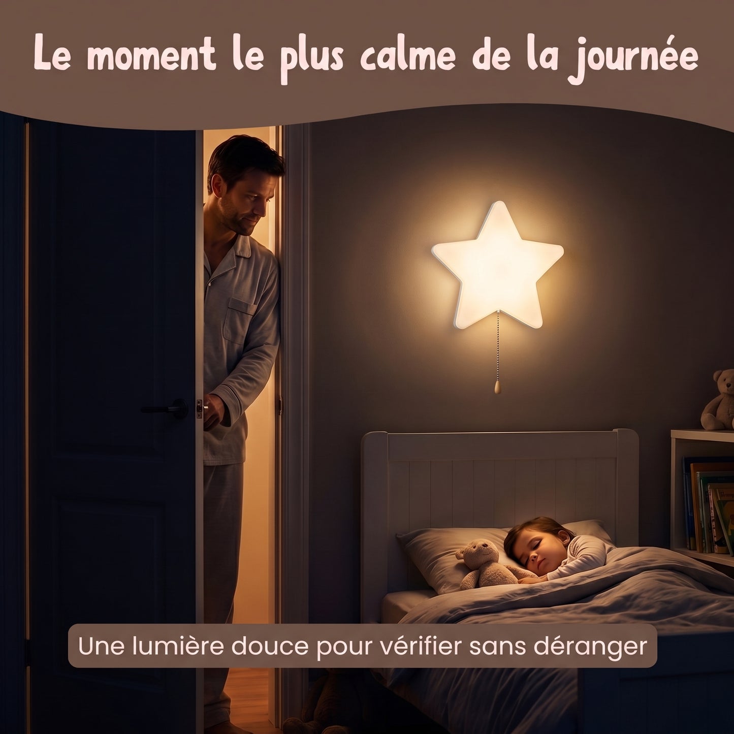 Nino Étoile™ – Veilleuse Murale LED