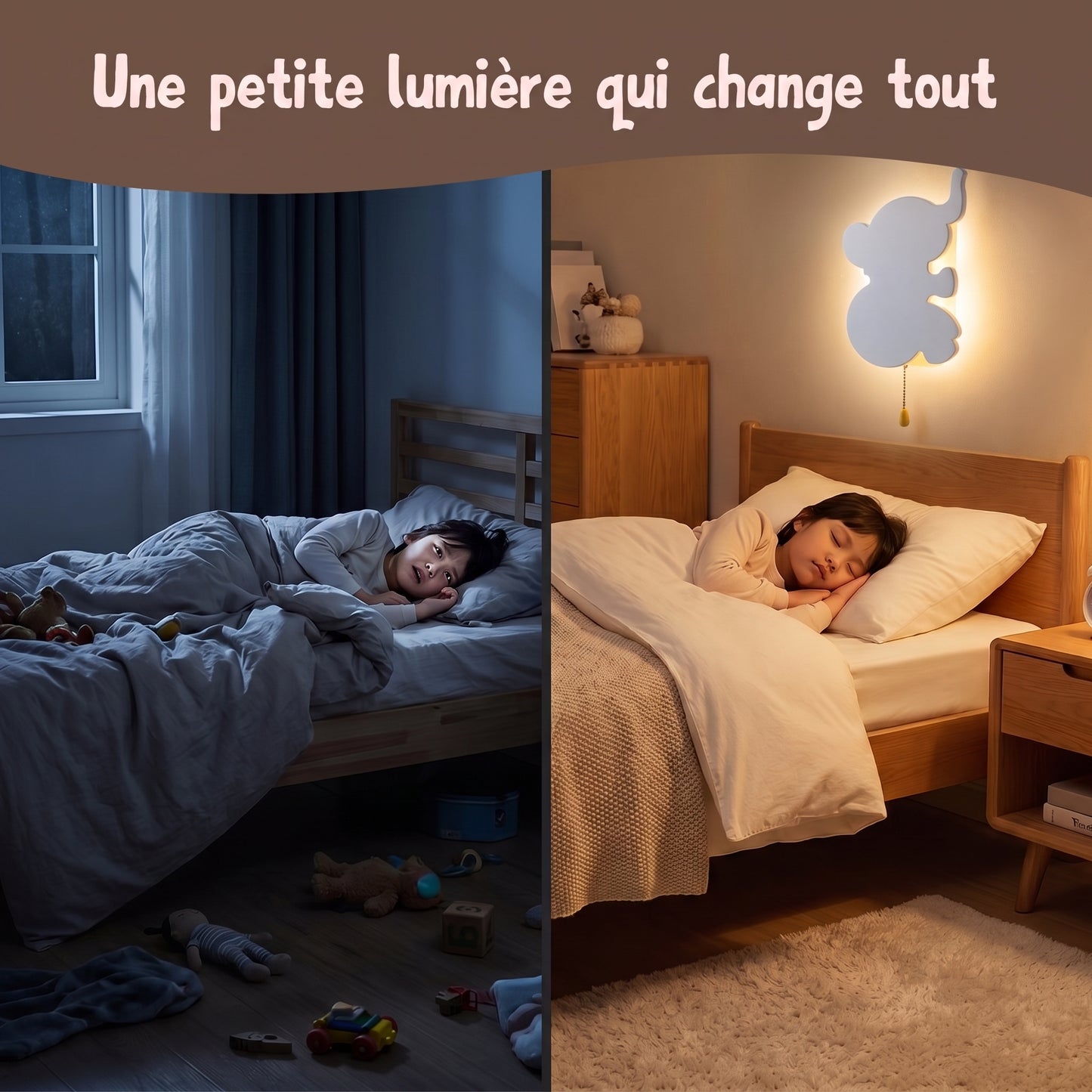 Nino Éléphant™XL – Veilleuse Murale LED