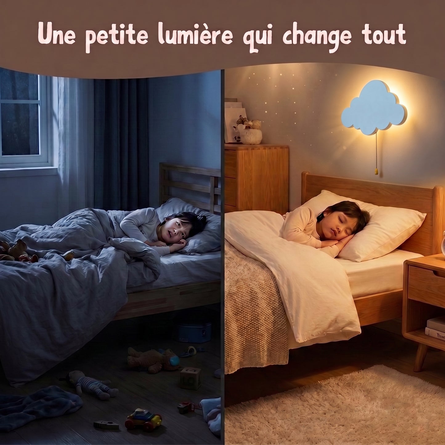 Nino Nuage™– Veilleuse Murale LED