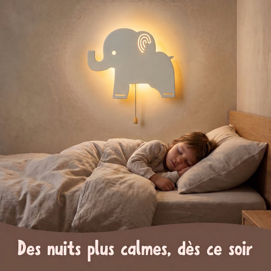Nino Éléphant™ – Veilleuse Murale LED
