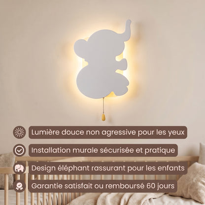 Nino Éléphant™XL – Veilleuse Murale LED
