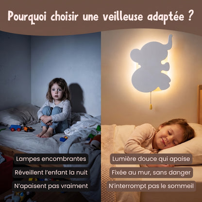 Nino Éléphant™XL – Veilleuse Murale LED