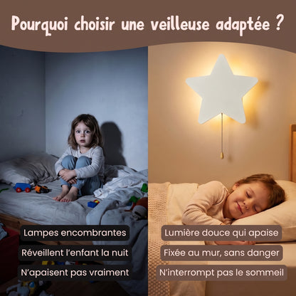 Nino Étoile™ – Veilleuse Murale LED
