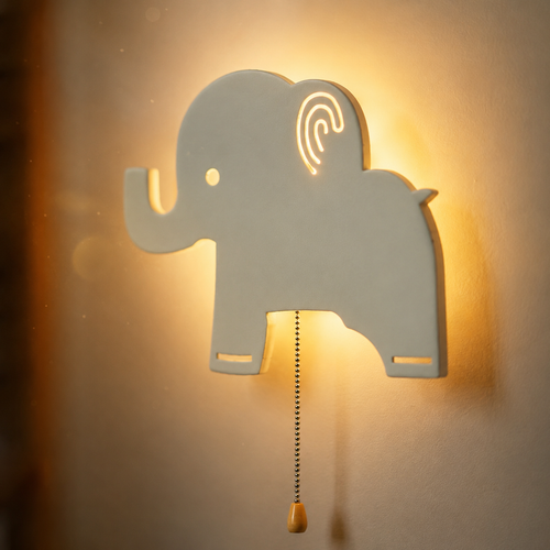 Nino Éléphant™ – Veilleuse Murale LED