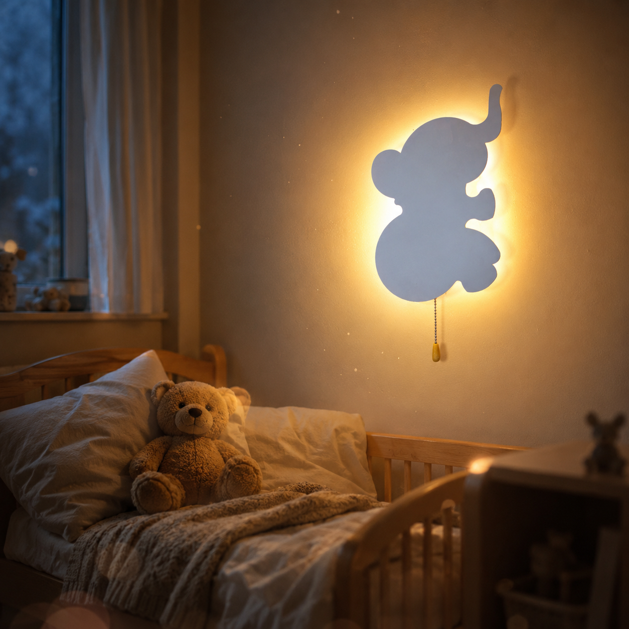 Nino Éléphant™XL – Veilleuse Murale LED